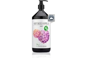 GREEN HOME LOVE NATURE® 1L Hortensiendünger flüssig mit hohem Nährstoffgehalt - nachhaltiger Pflanzendünger einfach zu dosieren - Made in Germany