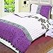 COT BED DUVET COVER WITH PILLOWCASE- SUPERIOR NATURAL COTTON RICH 120 X 150 CM - CHELSEA