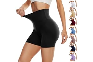 DDOBB Cycliste Femme Short Sport Legging Court d'été Short Taille Haute sous Robe Short Fitness Doux Anti-Frottement
