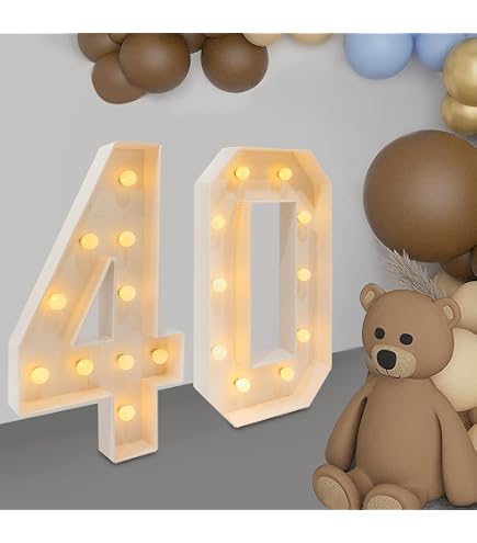 Glitzernde LED-Zahlen Für Geburtstag & Feiern – 22,4 Cm, Batteriebetrieben, Perfekt Zum Dekorieren!
