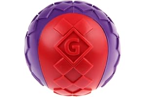 Georplast Palla in Gomma Gioco per Cani Resistente al morso Galleggiante in Acqua gigwi Ball Misura M