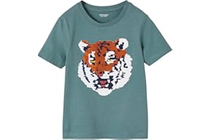 VERTBAUDET Tee-Shirt garçon Motif à Sequins réversibles