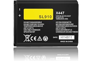 FLSTOR Akku für Siemens Gigaset SL910, SL910A, SL910H Telefon, 1200mAh 3.7V Li-Ion Ersatzakku kompatibel mit V30145-K1310K-X447, V30145-K1310-X447, V30145-K1310K-X447-0-HY, (1 Stück)