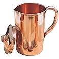KK ONCE COPPER Pure Copper Water Jug Copper Pitcher for Ayurveda Health Benefit Smooth Finished