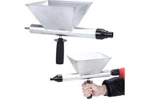 PW TOOLS Joint de pointage mortier, machine jointoiement pointage, mortier d'outil calfeutrage automatique avec 4 buses détachables pour la pierre brique buse et graisseur l