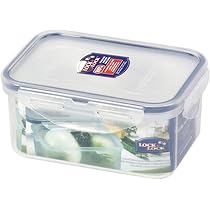 Lock & Lock To-GO Lunch Box 1 Litro - Contenitore Per Pranzo Con 3 Scomparti, Posate E Salsiera - Blu, Ermetico, BPA Free - 2