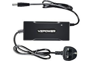 YZPOWER 48V 2A Ebike Lithium Battery Charger For 13S Li-on Battery Pack, 54.6V 2A Charger For Electric Bike Electric Scooter Power Supply DC 5.5mm x 2.1mm