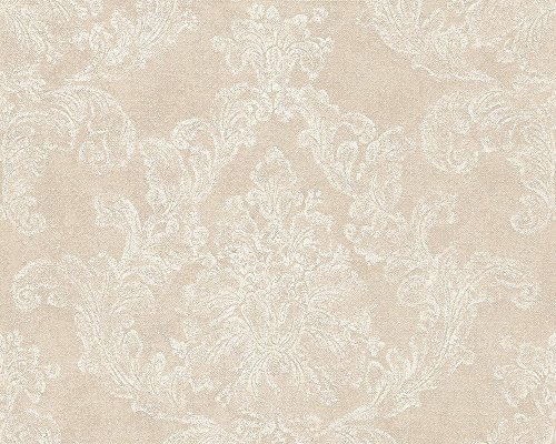 A.S. Création Tapete Elegance 3 Vliestapete 10,05 m x 0,53 m beige creme 305181 - 2