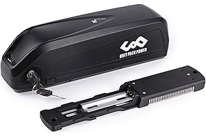 DICHOU 36V/48V/52V Electric Bicycle Battery with Charger/Safe Lock/USB Port/Power Indicator, Ebike Battery for 100-1500W Motor