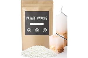 BOYUJK Cera di paraffina per Candele 1.8KG/5KG/15KG - Cera per Candele da versare, Sabbia per Candele e granuli di Cera per Candele per progetti di Candele Fai-da-Te - Crea Le tue Candele e Ricarica