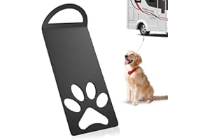 YITYDAMAI für Dogholder Bodenanker für Hunde, Bodenanker Hund Auffahrplatte zum Anleinen, Abnehmbar Hunde Anker Bodenplatte, Ankerpunkt, Anlegepflock Auto Camping Zubehör, 283 x 120 x 4 mm