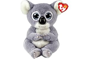 TY - Beanie Bellies - Peluche Melly le koala 15 cm - TY40726, Gris