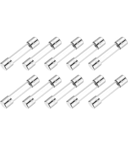 Lot De 5 Fusibles En Verre 25mm 10A - Protection Électrique Fiable Et Précise