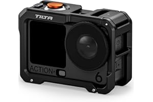 TILTA Action 6 Cage, Full Camera Cage Compatible with DJI Osmo Action 6 - Black TA-T95-FCC-B