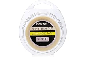 EXOTIC MYTH Cinta adhesiva de doble cara para peluca, sujeción ultra fuerte, 2,5 x 274 cm