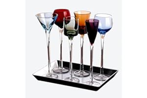 HAGEN GROTE Ensemble de verres à liqueur dans des coloris de pierres précieuses