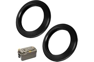 ERIOSCAR 2 Piezas Junta de Silicona Inodoro para WC Thetford C200 C250 C260 C400 C2 C3 C4, Arandela Válvula de Descarga, Para Autocaravanas, Junta wc Thetford, Furgonetas Camper y WC Portátiles Camping