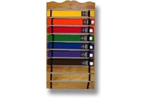 Playwell Martial Arts Standard Wall Mounted Belt Rack Display