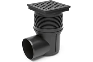 MCH Drain de cour Drain de cave 150 x 150 mm DN110 324 S