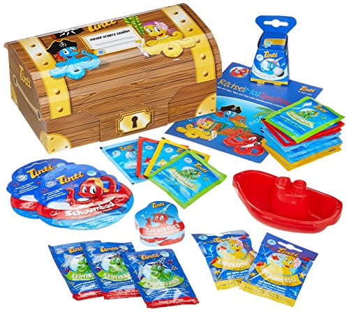 Preisvergleich Produktbild Tinti Schatztruhe 23-teilig - Ein bunter Schatz für die Wanne