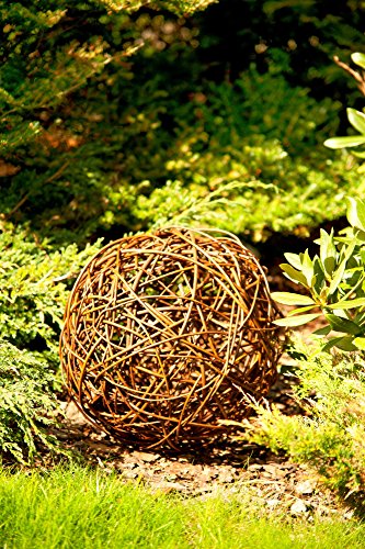 Weidenkugel Dekokugel aus Weide Weidenball Rebenkugel Gartendeko in 5 verschiedene Größen, Durchmesser:40cm - 5