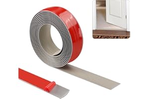ZTVOWTO 400cm×5cm Threshold Strip,Carpet Door Trim Stripstrips, Floor Transition Strips, Self Adhesive Floor Door Divider Strip, Flat Laminate Profile Flooring Edge Trim Strip(Grey Wood Grain)