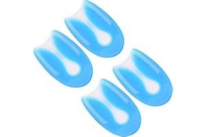 YOUNLEN Taloneras Gel, Taloneras Gel, Taloneras Silicona, Plantillas Ortopédicas, Talonera, Tratamiento Silicona, Taloneras, Hombre Y Mujer (40-45talla de zapato- 2 Pares)