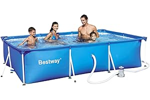 Bestway Splash Jr Frame Pool 300 X 201 h 66 + Filtre à cartouche