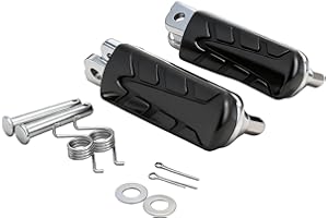 JFG RACING Motorcycle Foot Pegs for XL125 CB250F VT250F VTR250 CB400 CB400SF NT400 NTV600 NTV650 CB500 CBF500 CB600F CBR600F CB750F VFR800F CB900F CBR900RR CB1000F