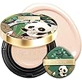 CATKIN Panda Land Foundation Full Coverage, Breathable Cushion Foundation with Nourishing and Long-wearing Formula, Buildable Coverage for Sensitive Skin, 15g*2
