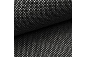 novely® MUDAU | Polsterstoff | Meterware | Möbelstoff | Webstoff | Struktur-Stoff | Mélange | Grober Handwebcharakter | 26 Farben (10 Graphit)