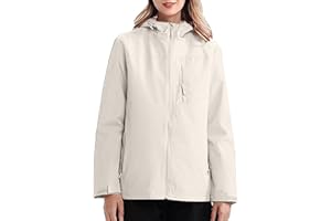 GENERIC Vestes de Randonnée Anti-Pluie Manteau à Capuche Jacket Veste De Pluie Imperméable Femme Veste Softshell Doublé Polaire Coupe-vent Femme Légère Coupe Vent Pliable avec Capuche