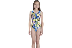 Speedo Girls' Allover Splashback Print 47 Swimsuit