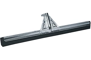 Kerbl Wasserschieber (ohne Stiel, Breite 75 cm, Ø Anstielung 23 mm, verzinkt, mit Spritzschutz, Gummi aus Naturkautschuk) 29283