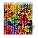 Produktbild Violetpos Duschvorhang Bunte Regenbogen Blume Hochwertige Qualität Badezimmer 180 x 180 cm