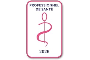 SIGNAL SAFETY Autocollant Sticker - Vignette Caducée 2026 pour Pare Brise en Vitrophanie - V6 Professionnel de Santé