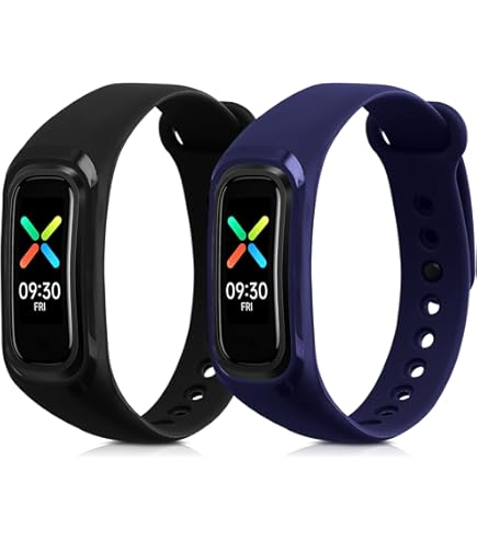 kwmobile Uhrenarmband 8x Sportarmband für Oppo Band Sport Armband, Armband TPU Silikon Großes
