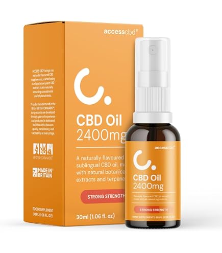 CBD Oil 1200mg (30ml) Citrus Flavour, Quality CBD, Lab Tested, No