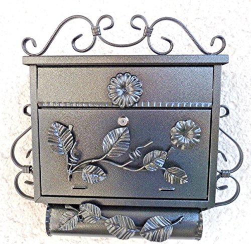 Preisvergleich Produktbild Briefkasten Postkasten Zeitungsrole Zeitungsfach Handgefertigt Antik Unikat