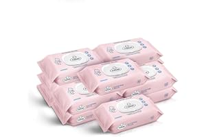 FISSAN Salviettine Delicate - Per Neonati e Bambini - Dermatologicamente Testate - 96% Ingredienti di Origine Naturale - con le Proprietà lenitive dello Zinco - Senza Alcol - 12 Confezioni - 780 Pezzi