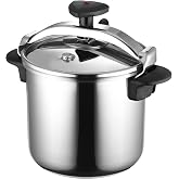 Magefesa Star Recta &ndash; Traditional Express Pot 10L, 18/10 Stainless Steel, for All Types of Cookers, Induction, 3 Safety Syste