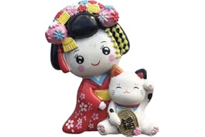 WEDARE MAGNET SOUVENIR Japon 3D Kimono Réfrigérateur Aimant Résine Voyage Souvenirs, Fait Main Maison et Cuisine Décoration Japon Réfrigérateur Aimant Collection Cadeau