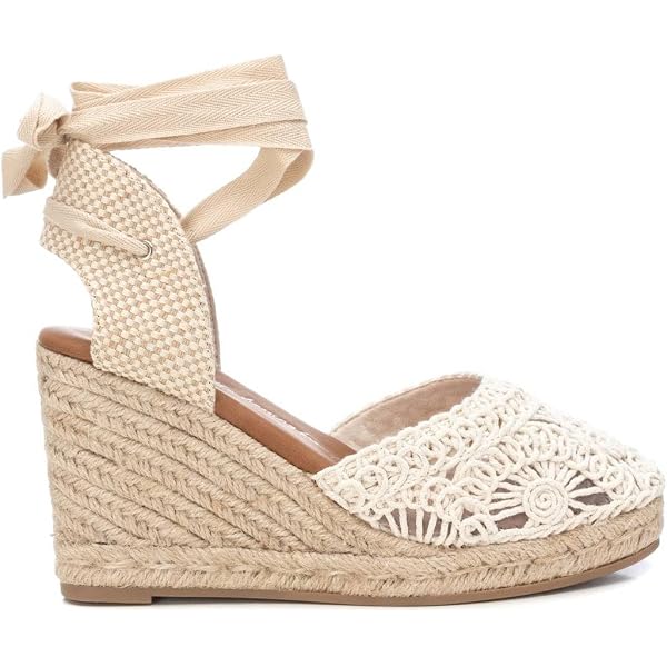 Sandali Da Donna Estivi Scarpe con Zeppa Vintage Cinturino con Fibbia Espadrillas Sandali Punta Aperta Pantofole con Fiocco Infradito Sandali Donna Ortopedico Scarpe Da Spiaggia,Marrone,US6/EU37