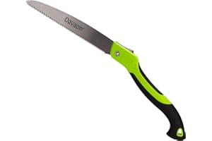 10" Pruning Saw - Folding Hand Saw with Comfort Grip - Multipurpose Garden Saw, Wood Saw, Bushcraft Saw & Camping Saw - Folding Saw for Backpacking - 250mm Pruning Hand Saw - Davaon Pro