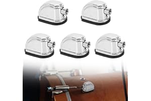 CATOR 5 Stück Schlagzeug-Ohr Instrumentenzubehör Trommelteile Schlaganstoß Musikinstrumente Lasche für Trommel Ohrbügel Schlinge Klauenhaken Hardware Verbinder Ohrhaken Metall