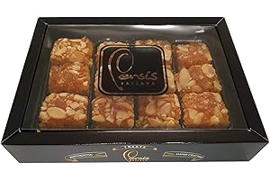 Persis Premium Baklava Selection Variety Box - 12 Pieces (Honey Cake Almond)