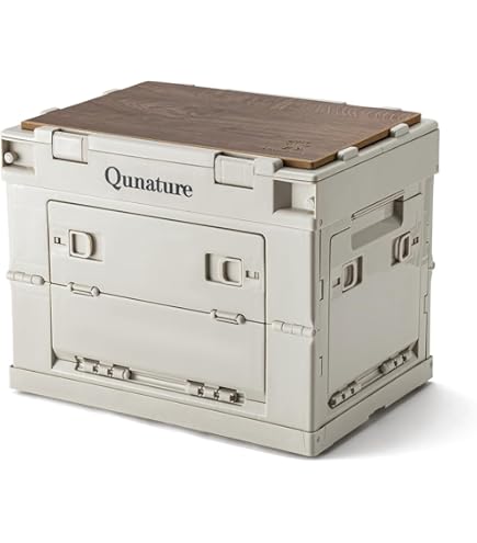 IGTOPS Campingbox, opvouwbare opbergdoos met deksel, campingbox voor