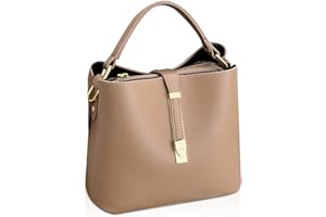 NICOLE & DORIS Borse da Donna Tracolla Borsetta Mano Donna Borse Due Spallacci Tote Progettista Crossbody Spalla Borse Elegante Pelle Cachi