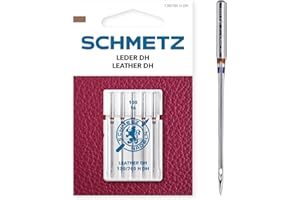 SCHMETZ | 5 Aiguilles pour machines à coudre | Cuir DH | 130/705 H DH | Grosseur 100/16