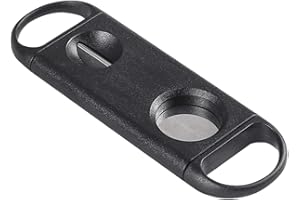 JING LING Tagliasigari - Tagliasigari a Forma di V - Sigari Cut Punch Presa Comoda Prevenzione della ruggine profondità di Taglio ottimale per l'home Jingling